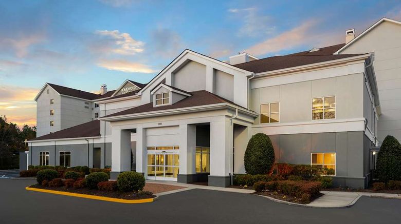 Homewood Suites Richmond Airport Exterior. Images powered by <a href="https://iceportal.shijigroup.com" target="_blank" rel="noopener">Ice Portal</a>.