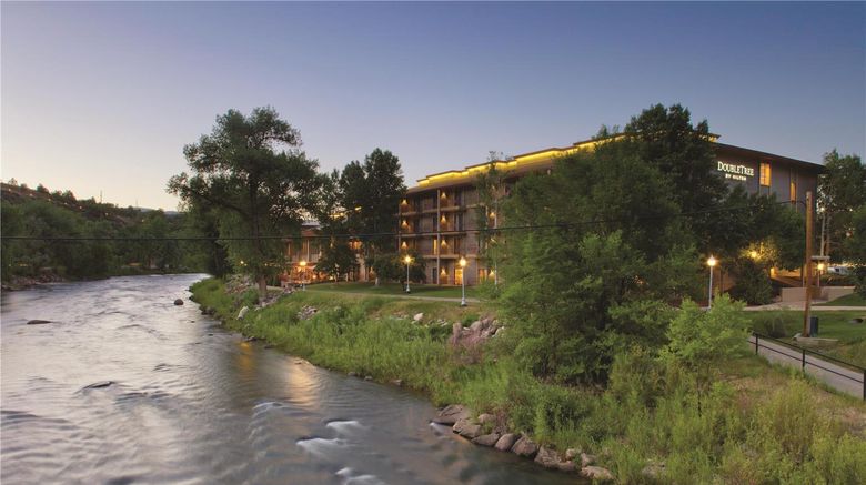 <b>Doubletree Hotel Durango Exterior</b>. Images powered by <a href="https://iceportal.shijigroup.com/" title="IcePortal" target="_blank">IcePortal</a>.