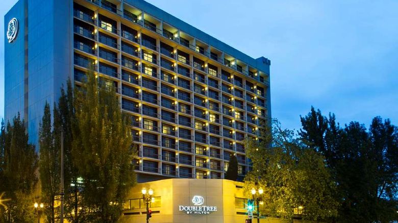 Doubletree by Hilton Portland Exterior. Images powered by <a href="https://iceportal.shijigroup.com" target="_blank" rel="noopener">Ice Portal</a>.