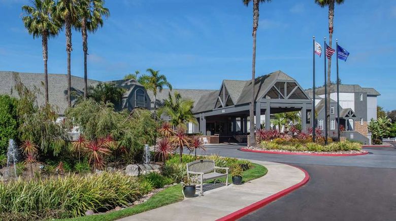 <b>Hilton San Diego/Del Mar Exterior</b>. Images powered by <a href="https://iceportal.shijigroup.com/" title="IcePortal" target="_blank">IcePortal</a>.