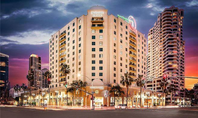 Embassy Suites San Diego Bay Downtown Exterior