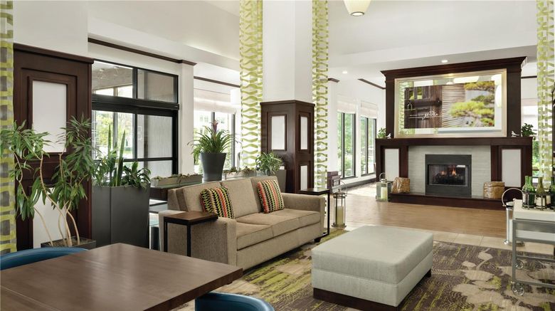 <b>Hilton Garden Inn South Bend Lobby</b>. Images powered by <a href="https://iceportal.shijigroup.com/" title="IcePortal" target="_blank">IcePortal</a>.