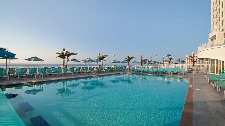 <b>Hilton Suites Ocean City Oceanfront Pool</b>. Images powered by <a href="https://iceportal.shijigroup.com/" title="IcePortal" target="_blank">IcePortal</a>.