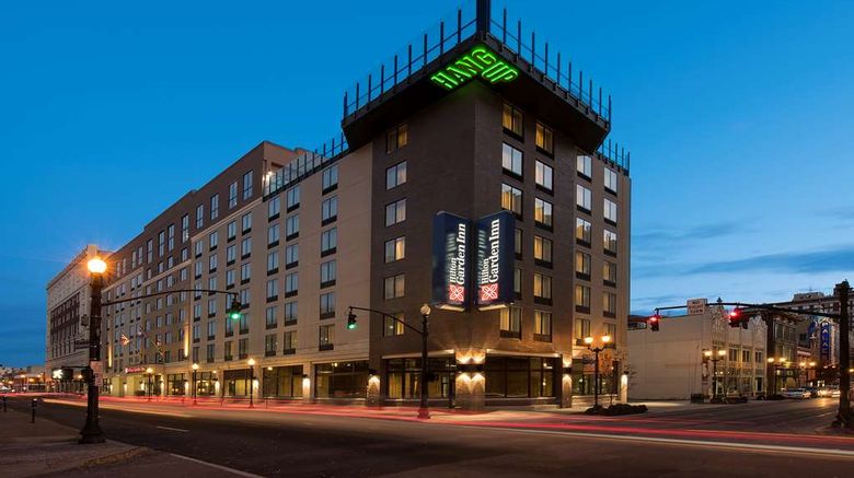 Hilton Garden Inn Louisville Downtown Exterior. Images powered by <a href="https://iceportal.shijigroup.com" target="_blank" rel="noopener">Ice Portal</a>.