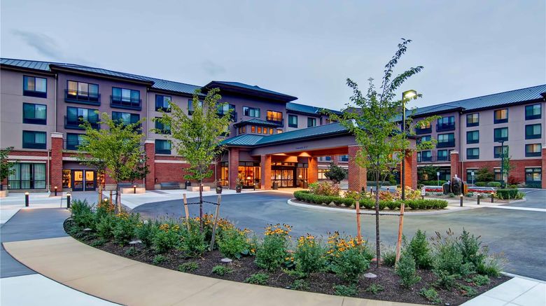 Hilton Garden Inn Issaquah Exterior. Images powered by <a href="https://iceportal.shijigroup.com" target="_blank" rel="noopener">Ice Portal</a>.