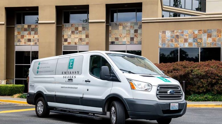 <b>Embassy Suites Seattle Tacoma Intl Arpt Exterior</b>. Images powered by <a href="https://iceportal.shijigroup.com/" title="IcePortal" target="_blank">IcePortal</a>.