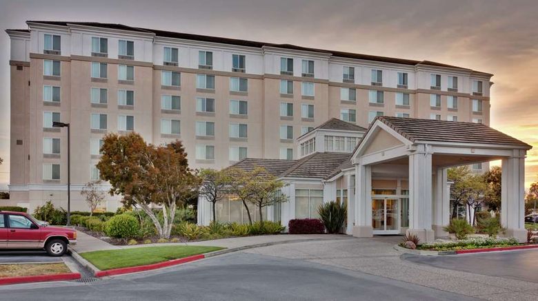 <b>Hilton Garden Inn San Francisco Airport Exterior</b>. Images powered by <a href="https://iceportal.shijigroup.com/" title="IcePortal" target="_blank">IcePortal</a>.