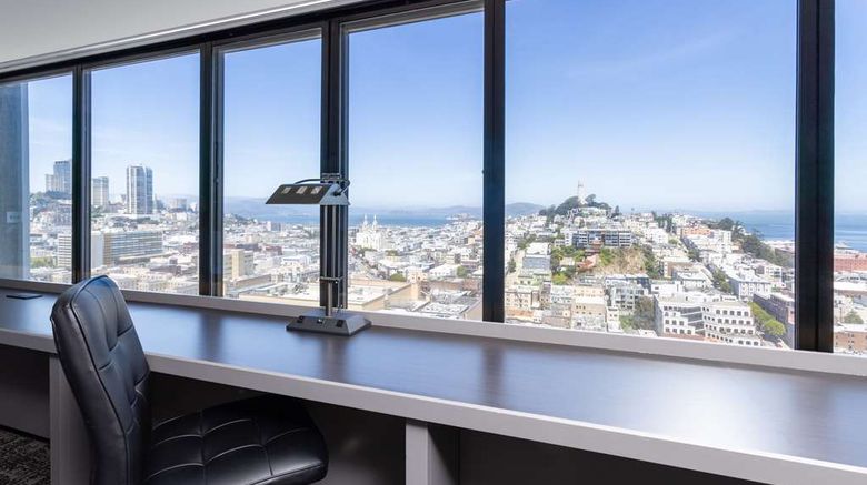 <b>Hilton San Francisco Financial District Room</b>. Images powered by <a href="https://iceportal.shijigroup.com/" title="IcePortal" target="_blank">IcePortal</a>.