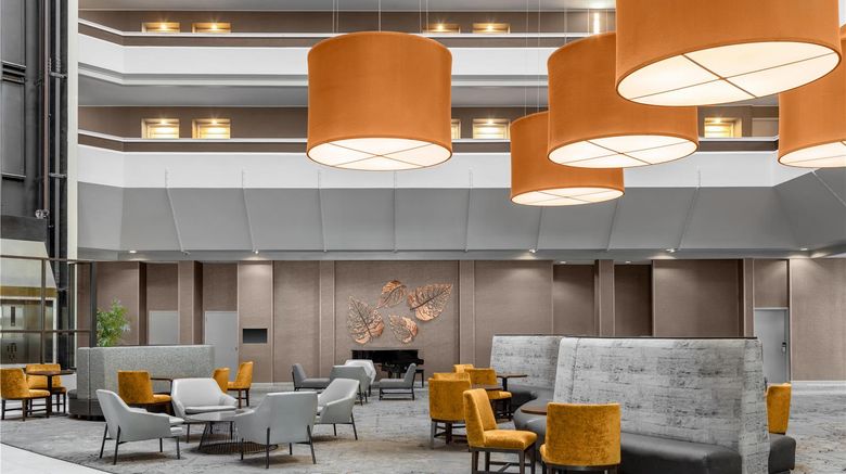 <b>Doubletree by Hilton Springfield Lobby</b>. Images powered by <a href="https://iceportal.shijigroup.com/" title="IcePortal" target="_blank">IcePortal</a>.
