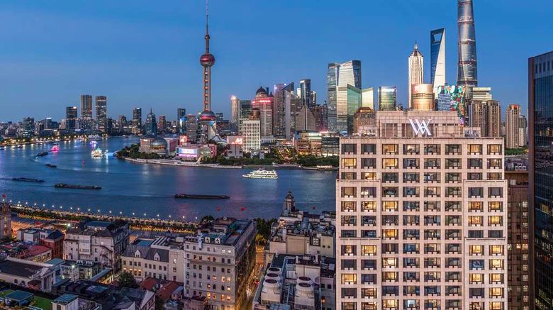 <b>Waldorf Astoria Shanghai on the Bund Exterior</b>. Images powered by <a href="https://iceportal.shijigroup.com/" title="IcePortal" target="_blank">IcePortal</a>.