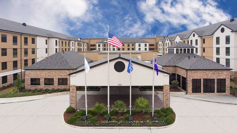 Hilton Garden Inn Bossier City Exterior. Images powered by <a href="https://iceportal.shijigroup.com" target="_blank" rel="noopener">Ice Portal</a>.