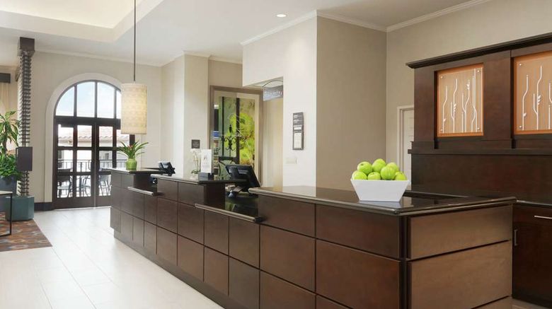 <b>Hilton Garden Inn Cupertino Lobby</b>. Images powered by <a href="https://iceportal.shijigroup.com/" title="IcePortal" target="_blank">IcePortal</a>.