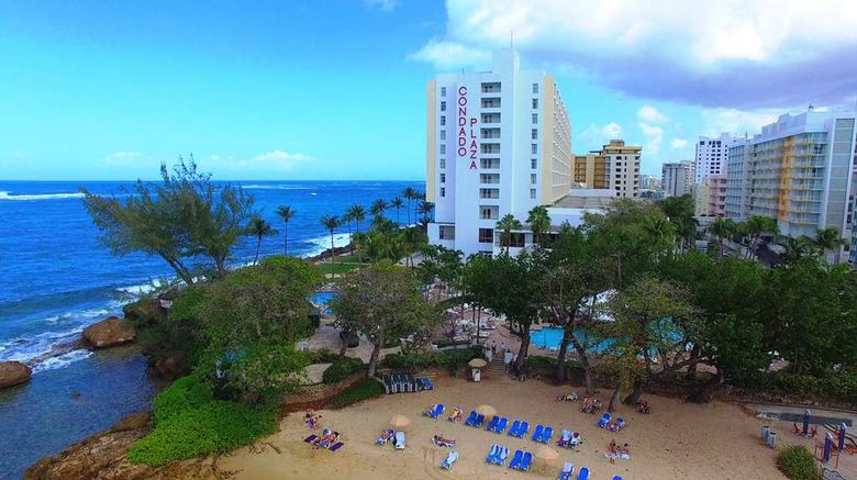 <b>The Condado Plaza Hilton Exterior</b>. Images powered by <a href="https://iceportal.shijigroup.com/" title="IcePortal" target="_blank">IcePortal</a>.