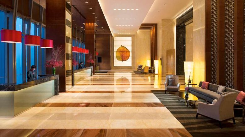 <b>Hilton Shijiazhuang Lobby</b>. Images powered by <a href="https://iceportal.shijigroup.com/" title="IcePortal" target="_blank">IcePortal</a>.