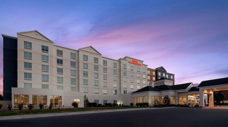 <b>Hilton Garden Inn Salt Lake City Airport Exterior</b>. Images powered by <a href="https://iceportal.shijigroup.com/" title="IcePortal" target="_blank">IcePortal</a>.