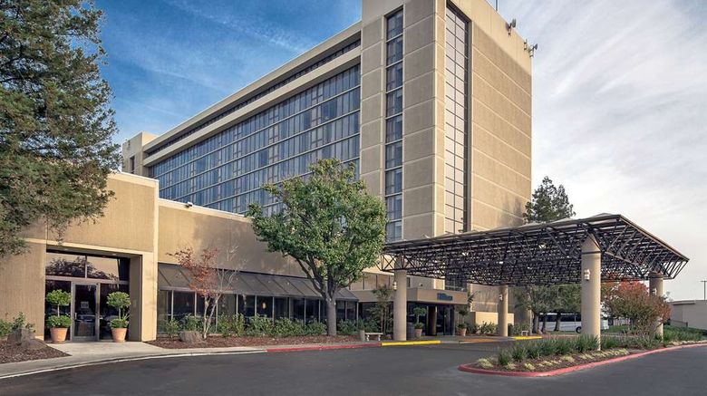 <b>Hilton Sacramento Arden West Exterior</b>. Images powered by <a href="https://iceportal.shijigroup.com/" title="IcePortal" target="_blank">IcePortal</a>.