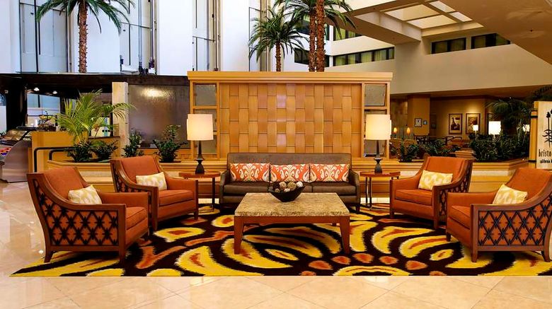 <b>Hilton Orange County Costa Mesa Lobby</b>. Images powered by <a href="https://iceportal.shijigroup.com/" title="IcePortal" target="_blank">IcePortal</a>.