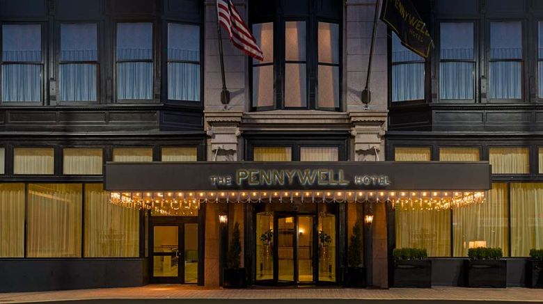 <b>Hilton Pennywell St Louis at the Arch Exterior</b>. Images powered by <a href="https://iceportal.shijigroup.com/" title="IcePortal" target="_blank">IcePortal</a>.