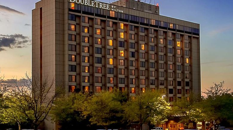 Doubletree Hotel  and  Conference Center Exterior. Images powered by <a href="https://iceportal.shijigroup.com" target="_blank" rel="noopener">Ice Portal</a>.