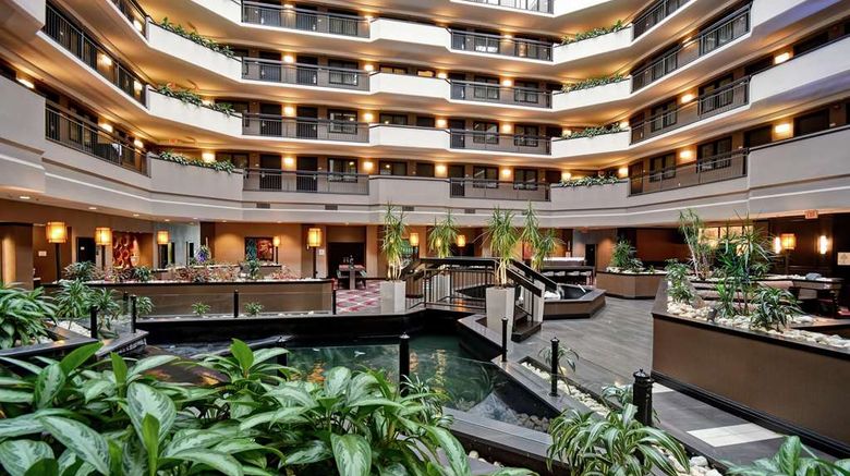 <b>Embassy Suites by Hilton Dulles Airport Lobby</b>. Images powered by <a href="https://iceportal.shijigroup.com/" title="IcePortal" target="_blank">IcePortal</a>.
