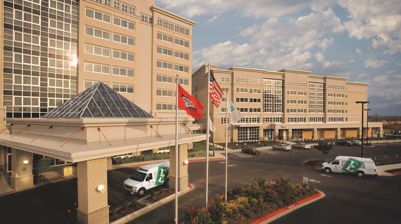 <b>Embassy Suites Northwest Arkansas Exterior</b>. Images powered by <a href="https://iceportal.shijigroup.com/" title="IcePortal" target="_blank">IcePortal</a>.