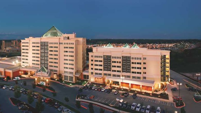 <b>Embassy Suites Northwest Arkansas Exterior</b>. Images powered by <a href="https://iceportal.shijigroup.com/" title="IcePortal" target="_blank">IcePortal</a>.