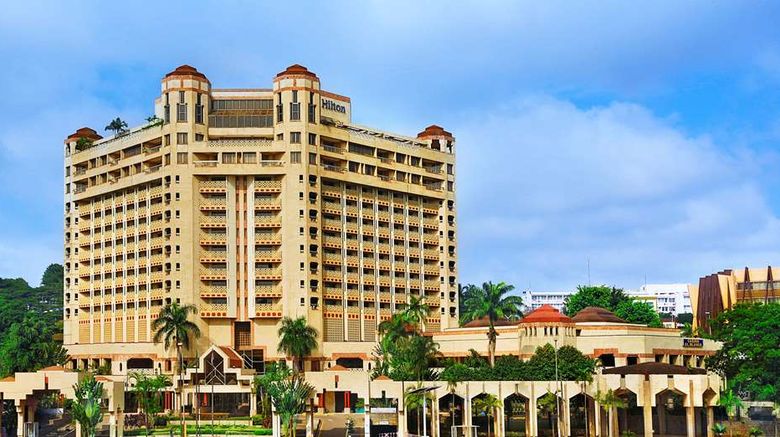<b>Hilton Yaounde Exterior</b>. Images powered by <a href="https://iceportal.shijigroup.com/" title="IcePortal" target="_blank">IcePortal</a>.