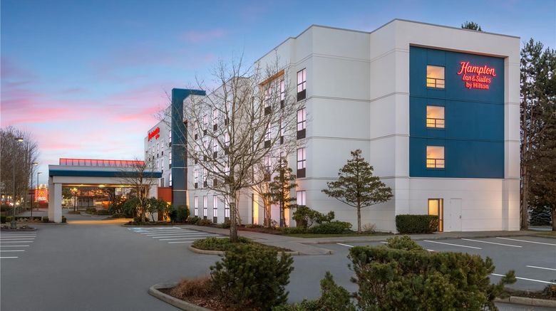 <b>Hampton Inn & Suites Surrey Exterior</b>. Images powered by <a href="https://iceportal.shijigroup.com/" title="IcePortal" target="_blank">IcePortal</a>.