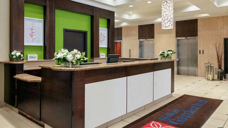 <b>Hilton Garden Inn Saskatoon Downtown Lobby</b>. Images powered by <a href="https://iceportal.shijigroup.com/" title="IcePortal" target="_blank">IcePortal</a>.