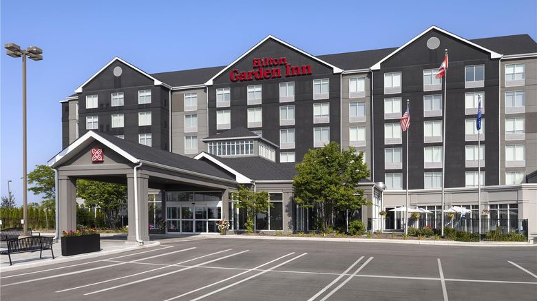 Hilton Garden Inn Ajax Exterior. Images powered by <a href="https://iceportal.shijigroup.com" target="_blank" rel="noopener">Ice Portal</a>.