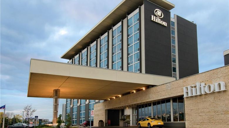 Hilton Toronto Airport Hotel  and  Suites Exterior. Images powered by <a href="https://iceportal.shijigroup.com" target="_blank" rel="noopener">Ice Portal</a>.