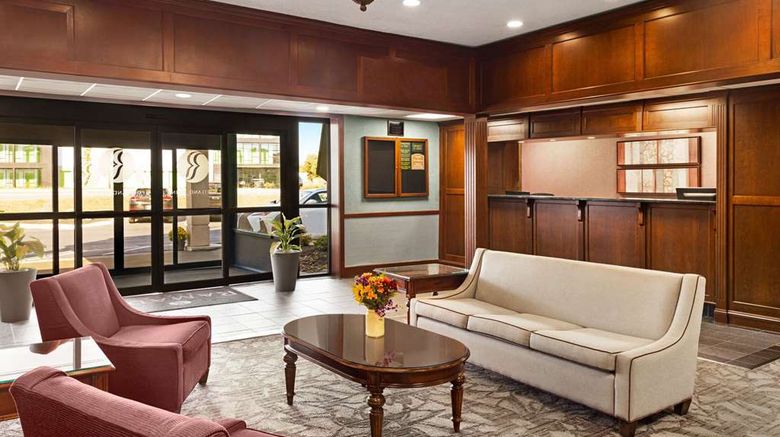 <b>Ramada Plaza by Wyndham Portland Lobby</b>. Images powered by <a href="https://iceportal.shijigroup.com/" title="IcePortal" target="_blank">IcePortal</a>.