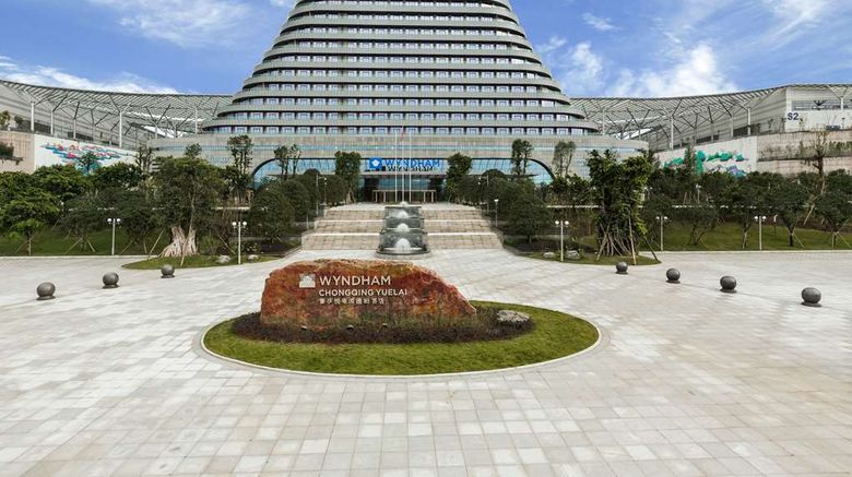 <b>Wyndham Chongqing Yuelai Exterior</b>. Images powered by <a href="https://iceportal.shijigroup.com/" title="IcePortal" target="_blank">IcePortal</a>.