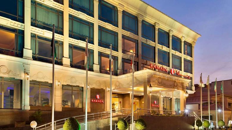 <b>Ramada Riyadh Exterior</b>. Images powered by <a href="https://iceportal.shijigroup.com/" title="IcePortal" target="_blank">IcePortal</a>.