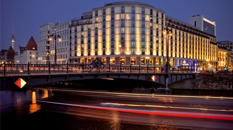 Melia Berlin Exterior. Images powered by <a href="https://iceportal.shijigroup.com" target="_blank" rel="noopener">Ice Portal</a>.