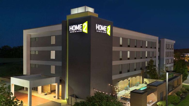 <b>Home2 Suites by Hilton Clarksville Exterior</b>. Images powered by <a href="https://iceportal.shijigroup.com/" title="IcePortal" target="_blank">IcePortal</a>.