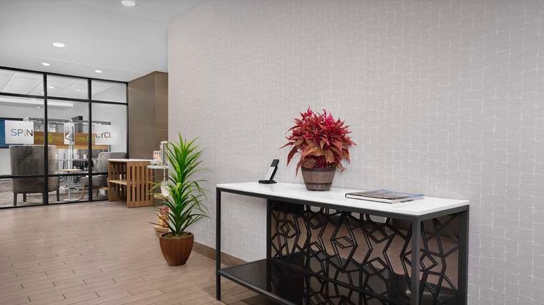 <b>Home2 Suites by Hilton Clarksville Lobby</b>. Images powered by <a href="https://iceportal.shijigroup.com/" title="IcePortal" target="_blank">IcePortal</a>.