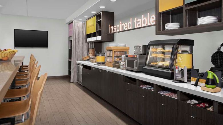 <b>Home2 Suites by Hilton Clarksville Restaurant</b>. Images powered by <a href="https://iceportal.shijigroup.com/" title="IcePortal" target="_blank">IcePortal</a>.