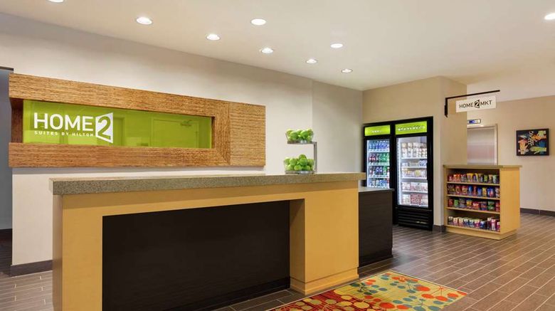 <b>Home2 Suites by Hilton, Midland Lobby</b>. Images powered by <a href="https://iceportal.shijigroup.com/" title="IcePortal" target="_blank">IcePortal</a>.