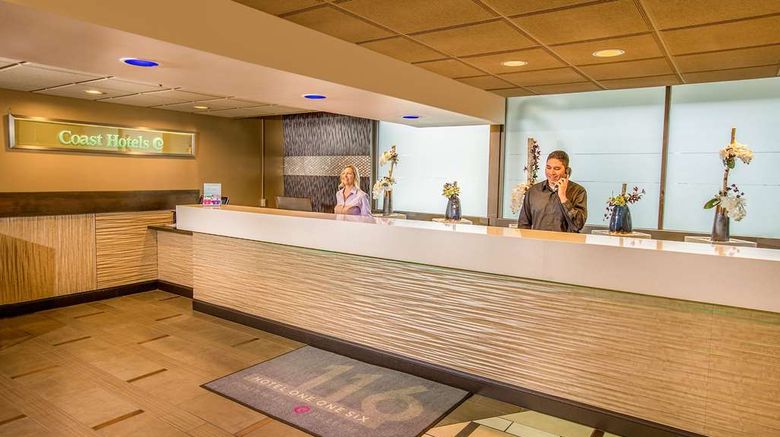 <b>Hotel 116, a Coast Hotel Lobby</b>. Images powered by <a href="https://iceportal.shijigroup.com/" title="IcePortal" target="_blank">IcePortal</a>.