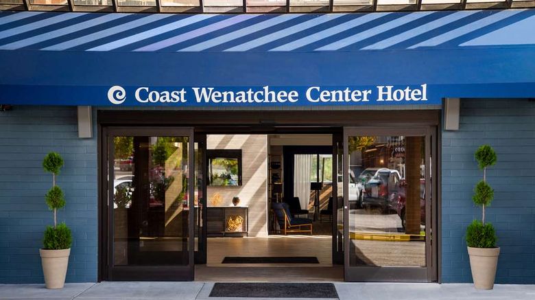 <b>The Coast Wenatchee Center Hotel Exterior</b>. Images powered by <a href="https://iceportal.shijigroup.com/" title="IcePortal" target="_blank">IcePortal</a>.