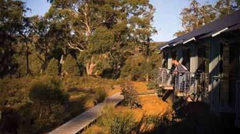 <b>Cradle Mountain Wilderness Village Exterior</b>. Images powered by <a href="https://iceportal.shijigroup.com/" title="IcePortal" target="_blank">IcePortal</a>.