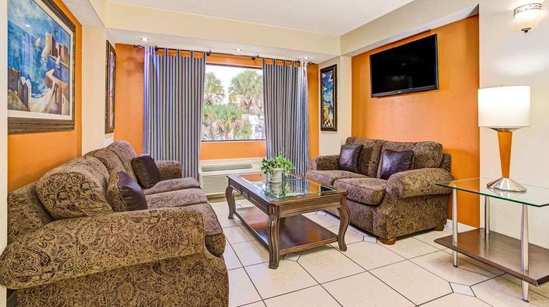 <b>Days Inn & Suites Tampa Near Ybor City Lobby</b>. Images powered by <a href="https://iceportal.shijigroup.com/" title="IcePortal" target="_blank">IcePortal</a>.