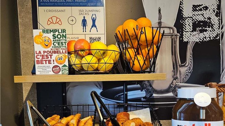 <b>Ibis Budget Clermont Ferrand Sud Aubiere Restaurant</b>. Images powered by <a href="https://iceportal.shijigroup.com/" title="IcePortal" target="_blank">IcePortal</a>.