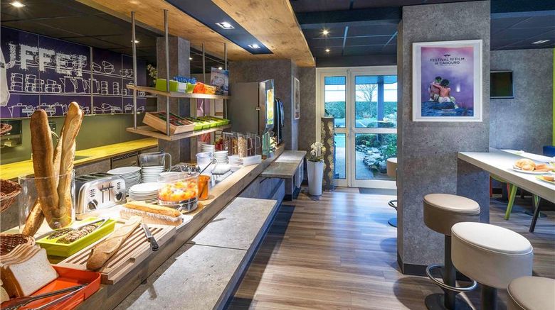 <b>Ibis Budget Cabourg Dives-Sur-Mer Restaurant</b>. Images powered by <a href="https://iceportal.shijigroup.com/" title="IcePortal" target="_blank">IcePortal</a>.