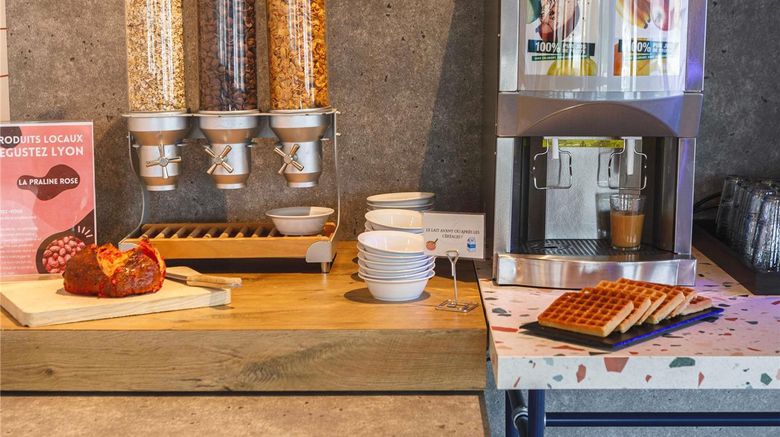 <b>Ibis Budget Lyon Villeurbanne Restaurant</b>. Images powered by <a href="https://iceportal.shijigroup.com/" title="IcePortal" target="_blank">IcePortal</a>.