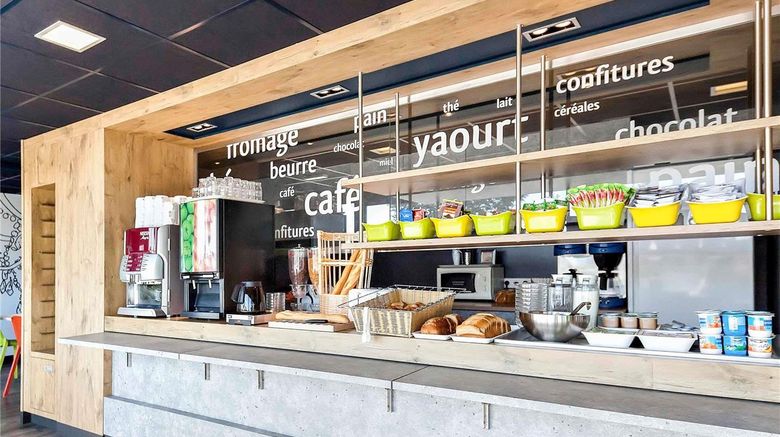 <b>Ibis Budget La Roche Sur Yon Restaurant</b>. Images powered by <a href="https://iceportal.shijigroup.com/" title="IcePortal" target="_blank">IcePortal</a>.