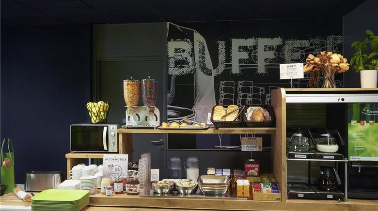 <b>Ibis Budget Cholet Centre Restaurant</b>. Images powered by <a href="https://iceportal.shijigroup.com/" title="IcePortal" target="_blank">IcePortal</a>.