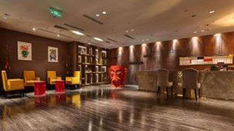 <b>Ramada Encore Hotel Guanghan Lobby</b>. Images powered by <a href="https://iceportal.shijigroup.com/" title="IcePortal" target="_blank">IcePortal</a>.