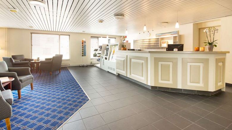 <b>Scandic Hotel Honningsvag Lobby</b>. Images powered by <a href="https://iceportal.shijigroup.com/" title="IcePortal" target="_blank">IcePortal</a>.